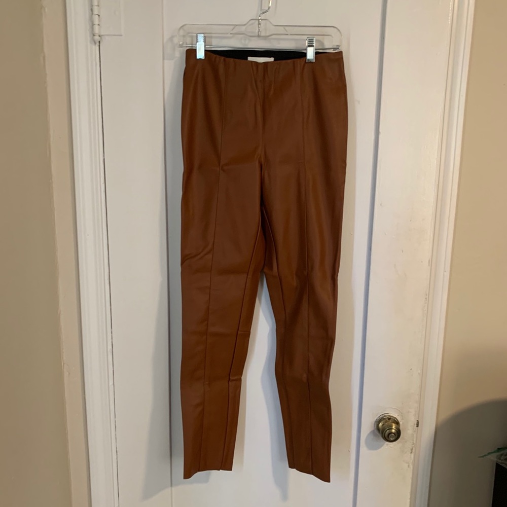 Leather leggings